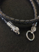 Load image into Gallery viewer, Lion braided choker
