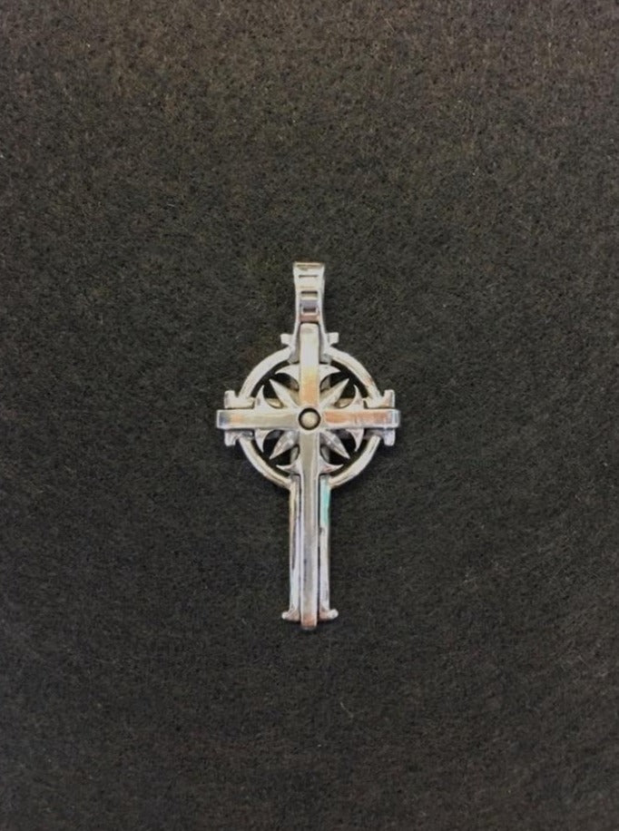 crucifus pendant top.meaning:guided by faith.