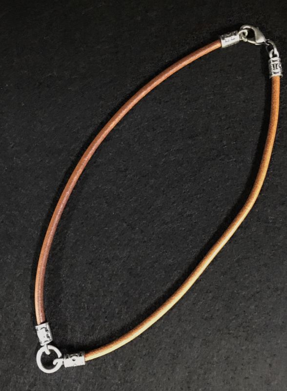 Leather 4mm necklace