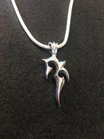 Load image into Gallery viewer, pegasus. pendant top with silver chain.meaning:flights of fantasy,mystic belief.

