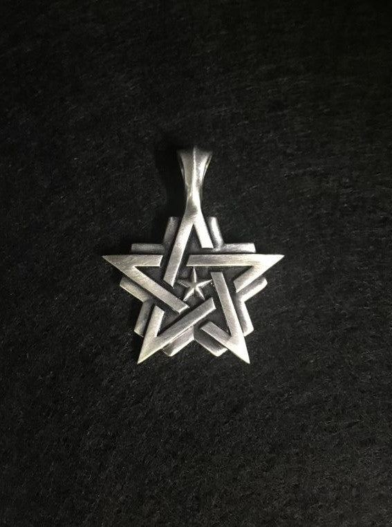pentastar-pendant-top. meaning : without light there are no shadows.