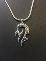 Load image into Gallery viewer, pranic air.pendant top with silver chain.meaning:chi energy, spiritual contentment.
