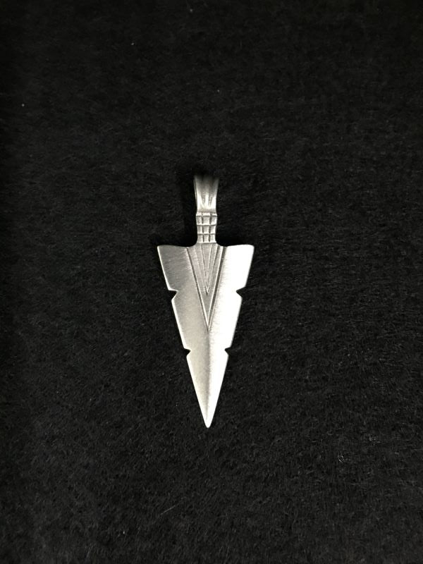 spearhead-pendant-top. meaning : determination of spirit, tribal adventure.