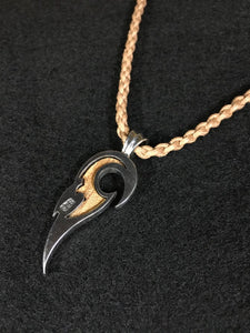 behind-the-eagle-wing-pendant. meaning : rites of passage, independent.