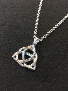 behind-the-triquetra-pendant. meaning : bound by three connections.