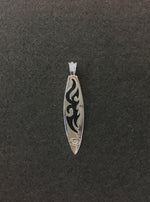 تحميل الصورة إلى عارض المعرض، Flamin&#39; pendant, meaning : cool waves,hot moves.　Surfboard Design
