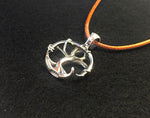 Load image into Gallery viewer, tree of life pendant top of back side
